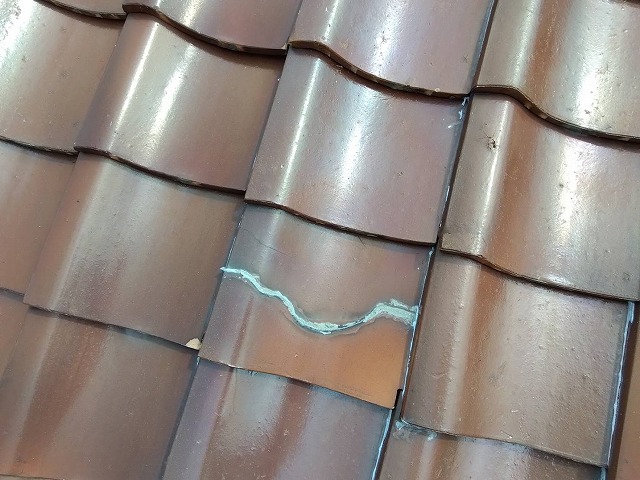 雨漏り屋根調査